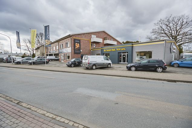 Das Firmengebäude von außen